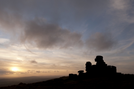 Great Staple Tor silhouette