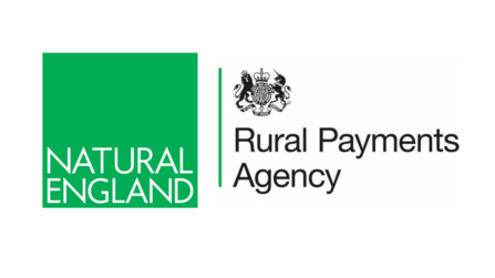 Natural England Rural Payments Agency logos