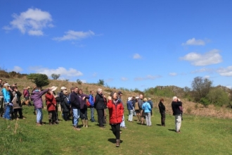 Bovey Tracey local group on Howell Lawn 