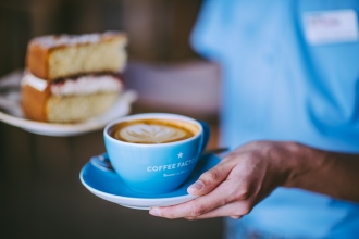 Warm up with coffee and cake at Seaton Jurassic