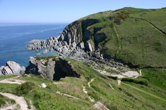 Bull Point coastal cliffs