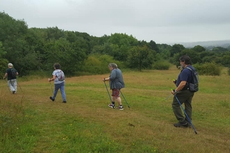 People nordic walking at Mincinglake Valley Park