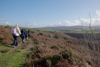 Youth Pathways Youth Group SPACE Pine Marten Tracking on Exmoor