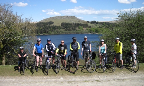People cycle to raise funds for Devon Wildlife Trust