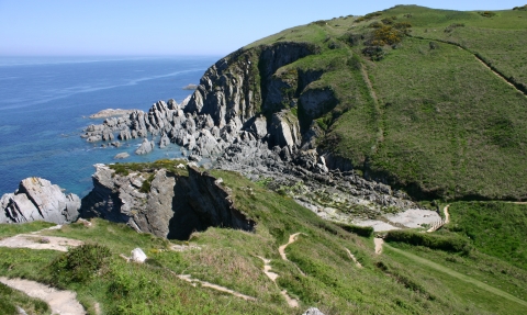 Bull Point coastal cliffs