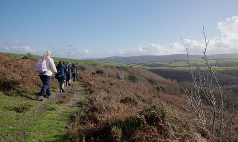 Youth Pathways Youth Group SPACE Pine Marten Tracking on Exmoor