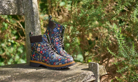 Moshulu X DWT floral boot