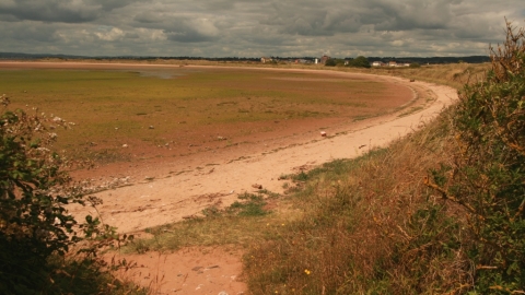 The bight at Dawlish Inner Warren nature reserve