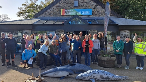 Marine strandings volunteer training day at North Devon