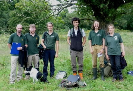 Team survey for narrow-headed ants at Chudleigh Knighton Heath