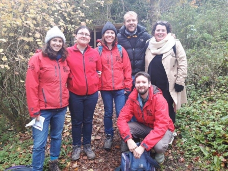 Team members of the Greater Horseshoe Bat Project