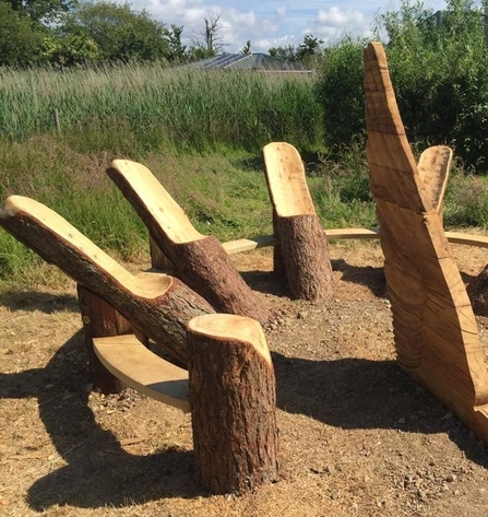 The bench at Seaton wetlands