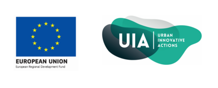 European Union and Urban Innovative Actions logos