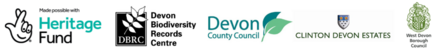 National Lottery Heritage Fund, Devon Biodiversity Records Centre, Devon County Council, Clinton Devon Estates, West Devon Borough Council