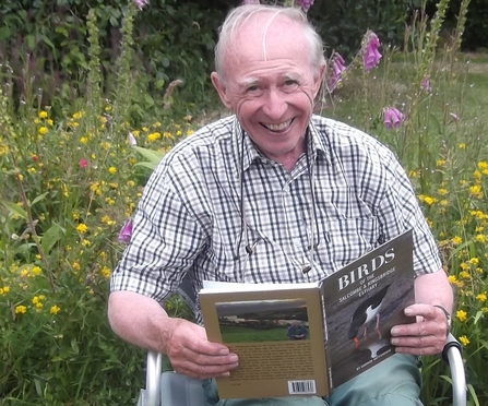 Gordon reading a book