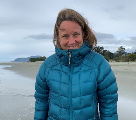 Pic of Lorna Fox on a beach