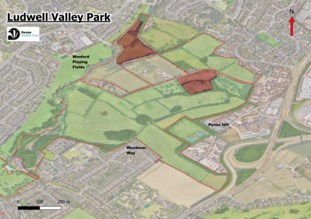 Ludwell cattle map - June 2026