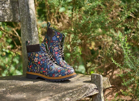 Moshulu X DWT floral boot